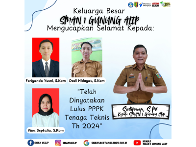 Telah Dinyatakan Lulus PPPK Tenaga Teknis