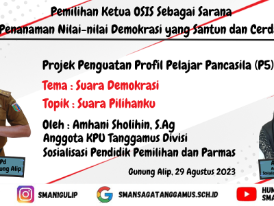 Sosialisasi Pendidik Pemilihan dan Parmas