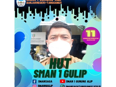 HUT KE 11 SMAN 1 GUNUNG ALIP