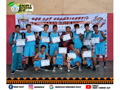 Tim Basket Putra Juara 3 one day championship kejuaraan elite snipers