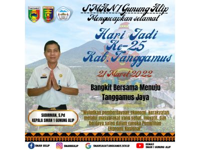 Selamat Hari Jadi Kab. Tanggamus Ke 25