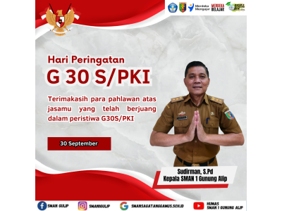 Peringatan G 30 S/PKI