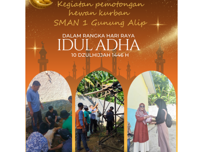 Pemotongan kurban hari raya Idul Adha 
