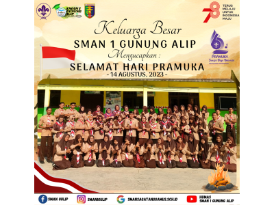 Upacara Hari Pramuka Ke 62