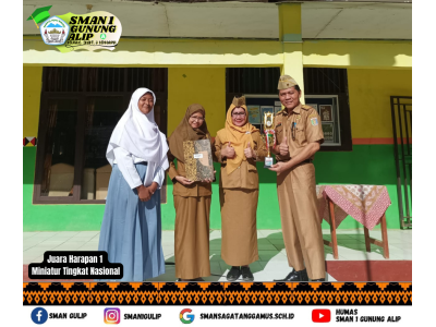 Juara Harapan Miniatur Tingkat Nasional Kegiatan Pramuka