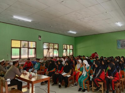 Pemberian Materi Lalu Lintas Dari Kepolisian Polres Tanggamus