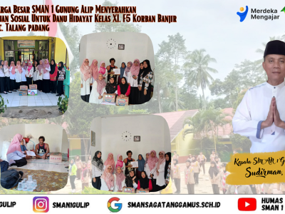 Bantuan Sosial Korban Banjir Di Kec. Talangpadang