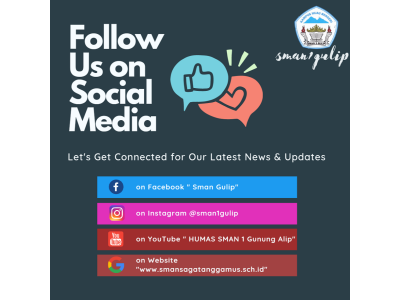 Follow Sosial Media SMAN GULIP