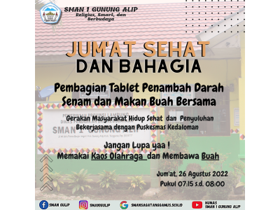 Jumat Sehat dan Gembira