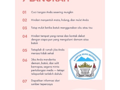 Langkah Mencegah Penyebaran COVID-19 