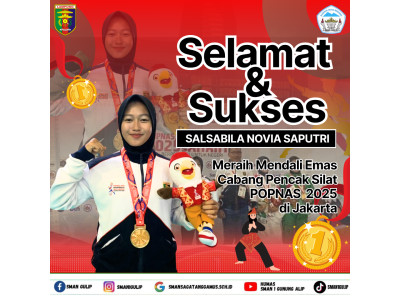 Mendapatkan Mendali Emas Ajang POPNAS 2025