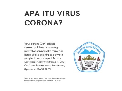 Apa Itu Virus Corona ?