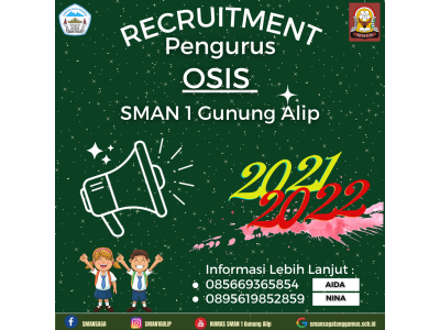 Recruitment Pengurus OSIS